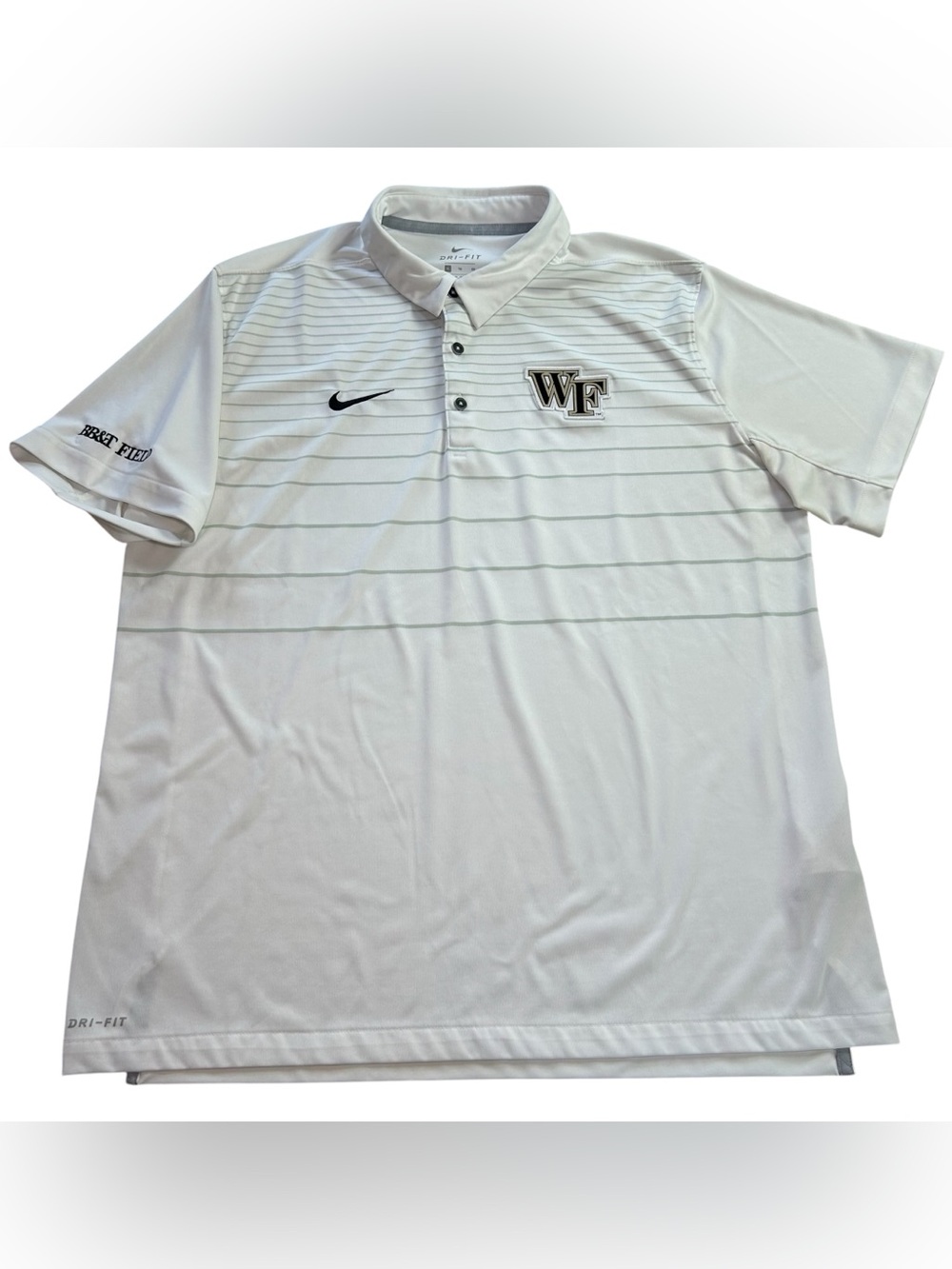 Nike Wake Forest Demon Deacons Football TEAM ISSUED Men’s Dri-FIT Polo Shirt XL